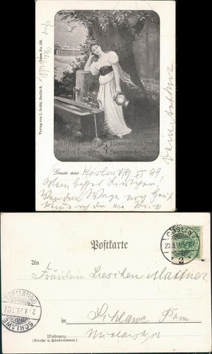 Schöne frau mit krug - schöne,