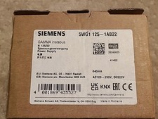 SIEMENS 5WG1 125-1AB22 GAMMA