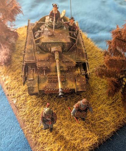 Diorama gebaut panzer iv - diorama,
