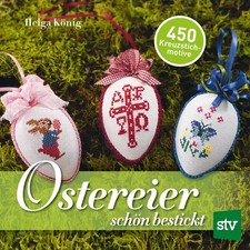 Ostereier schön bestickt |