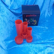 Retro Schreibtisch Büro Boy Butler Utensilo Pultfix 15 cm Plastik Orange 70er 