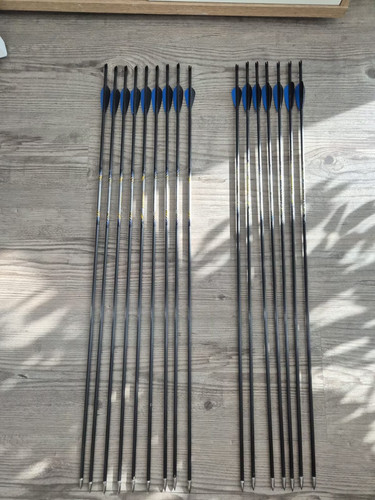 17x pfeile easton carbon - easton,