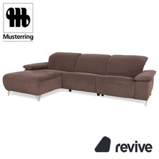 Musterring MR 370 Stoff Ecksofa Braun manuelle Funktion Sofa Couch