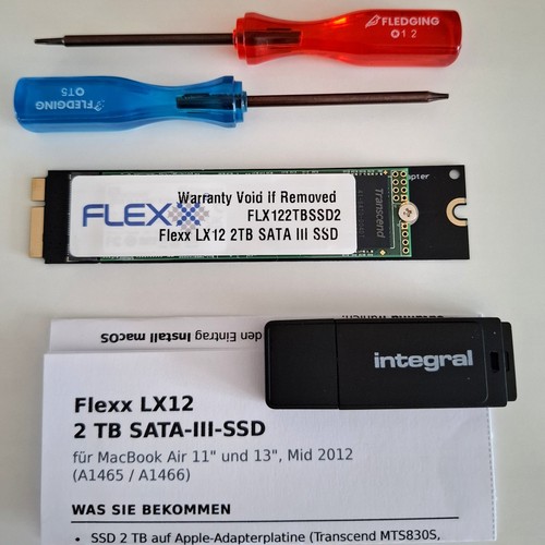 Flexx lx12 2tb ssd macbook - 2tb, air
