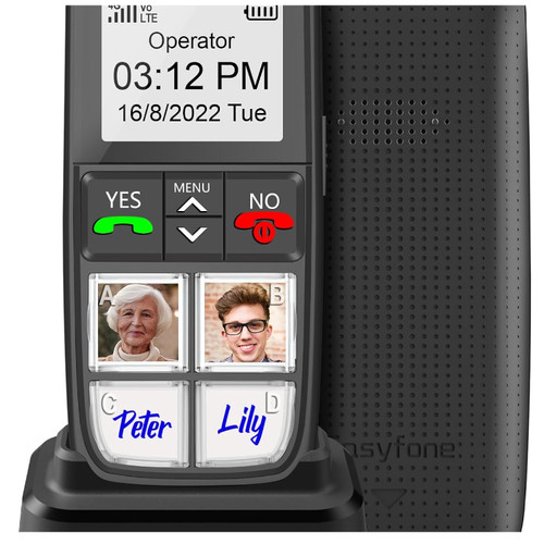 Easyfone seniorenhandy - t6, 4g