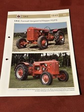 IHC Traktor Schlepper Farmall