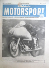 ILLUSTRIERTER MOTORSPORT 18 - 1954 Z Scheel Schleiz Messe-Exponate DDR-Motorboot