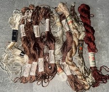 Konvolut neue Stickseide