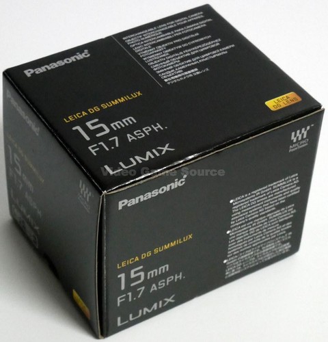 Panasonic lumix 15mm 7 - lumix, f1.7