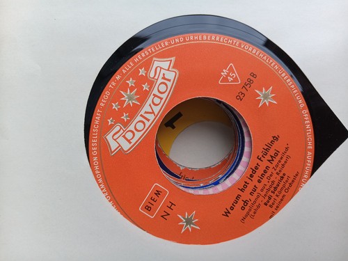 Schallplatte vinyl single - vinyl,