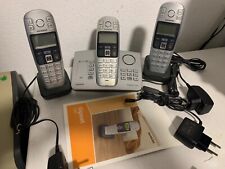 3x Siemens Gigaset E36 Mobilteil + Gigaset E365 AB Basisstation + 2x Ladeschale
