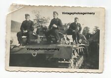D8839 Foto Polen - Feldzug 1939 WH Panzer IV Panzermann EK Verleihung