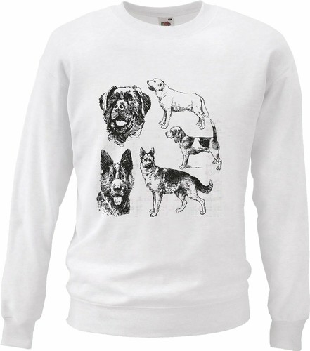 Sweatshirt hunde vintage - hunde,