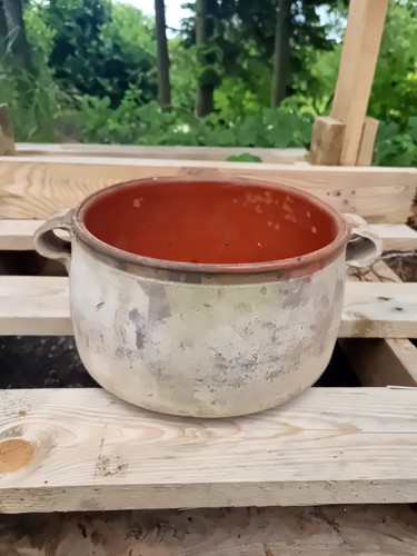 Antiker schmalztopf ton topf - ton,