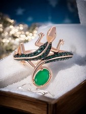  🦎EDLES Frau Ring Rosegold