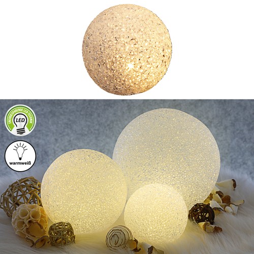 Led crinkle kugel - led,