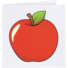 Grußkarten "Glänzender roter