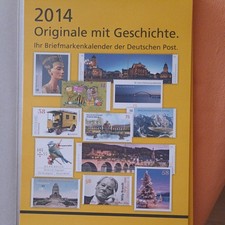 2014 Originale mit Geschichte Briefmarkenkalender 