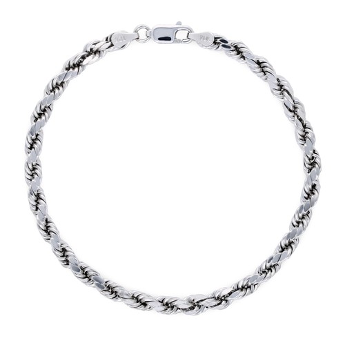 10k weiss gold 4mm - weiss,