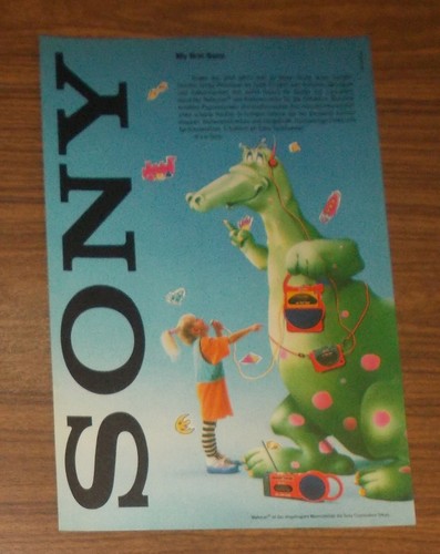 Seltene werbung first sony - seltene,