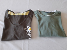 3 Rocxygen Damenshirts - 2 Kurzarm - 1 Langarm - Größe 34 + 36