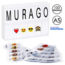 Grundig Lichtbox LED Leuchte Leuchtkasten Buchstaben Nachtlicht Kinder Schild