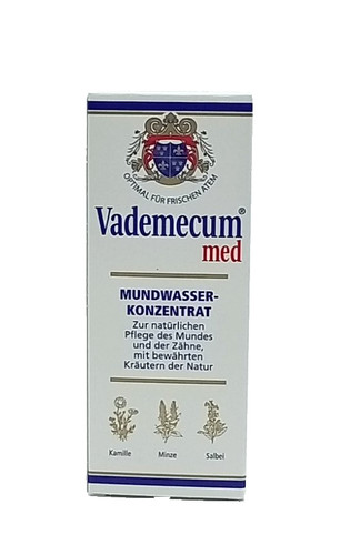 Vademecum med mundwasser - vademecum,