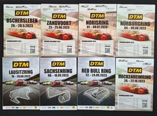 8 x Programmheft/race programme Pocket Guide DTM 2023