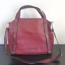 Esprit Shopper bordeaux Shoulderbag Handtasche Tote kaminrot Kunstleder