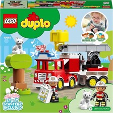LEGO DUPLO Feuerwehrauto - Minifiguren für Vorschulkinder ab 2 Jahren