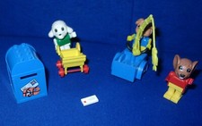 LEGO Fabuland Schaf Maus Schwein Angel mit fisch Briefkasten Brief Kinderwagen