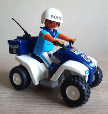 Polizei Quad mit Rückzug Playmobil 6504 ohne Blaulicht