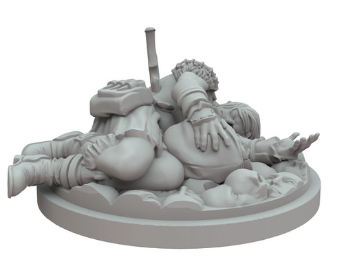 Murder victim miniature on - victim, [miniature