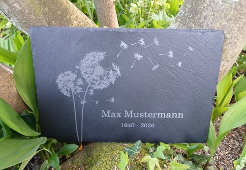 Personalisierte gedenktafel - personalisierte,