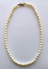 Perlenkette Collier 80er