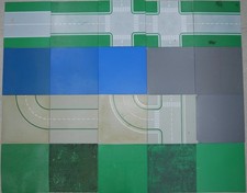 LEGO® 32 x 32 Base Plate Grundplatten Sammlung Konvolut 20 St. (B-Ware)