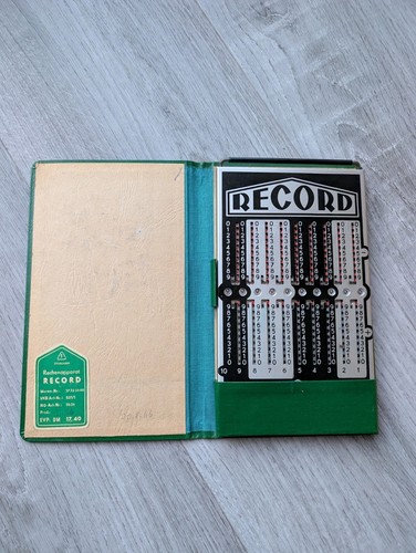 Record kleinrechenapparat ddr - record,