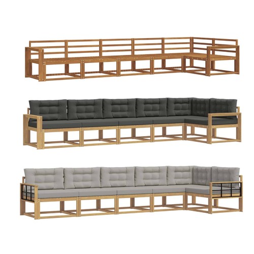 Pcs outdoor sofagarnitur - 6, outdoor-sofagarnitur
