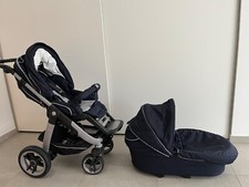 Kinderwagen Teutonia be you, 1. Hand, Zubehör sowie Maxi Cosi, blau, top Zustand