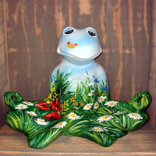 Yoga frosch kunst sommerwiese - frosch,