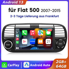 Für Fiat 500 2007-2015 7"AUTORADIO ANDROID AUTO CARPLAY Wireless BT DAB+ 2+64GB