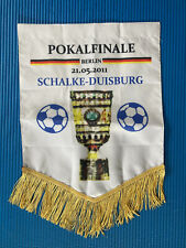 Schalke 04 MSV Duisburg DFB Pokalfinale 2011 Wimpel
