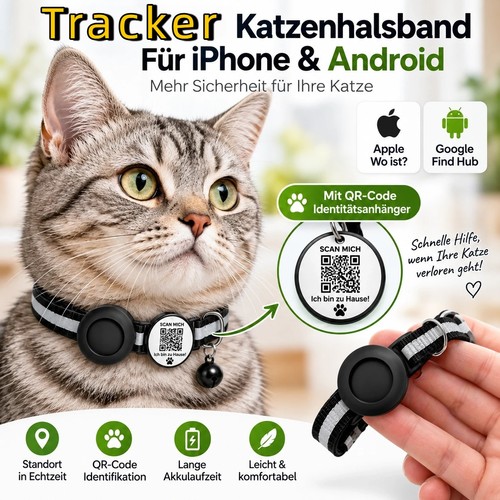 Katzenhalsband tracker apple - katzenhalsband,