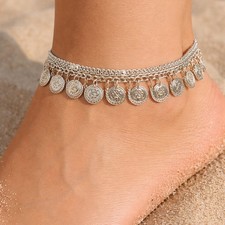 Fußkettchen Münzen 1 Stück