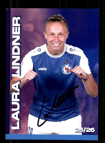 Laura lindner autogrammkarte - lindner, 1