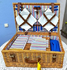 Wunderschöner PICKNICK KORB  WEIDE,  4 PERS , AMBIENTE Country Life, sehr gut