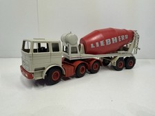 Gescha 3050 Mercedes-Benz Liebherr HTM 1001 Betonmischer 1:50  – Made in W.Ger.