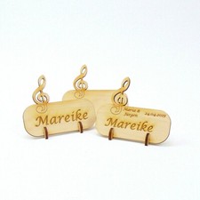 Tischkarte für Musiker