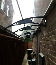 CANOFIX 1000x9000mm DIY Türvordach Polycarbonat freitragend Veranda Terrasse Gehweg