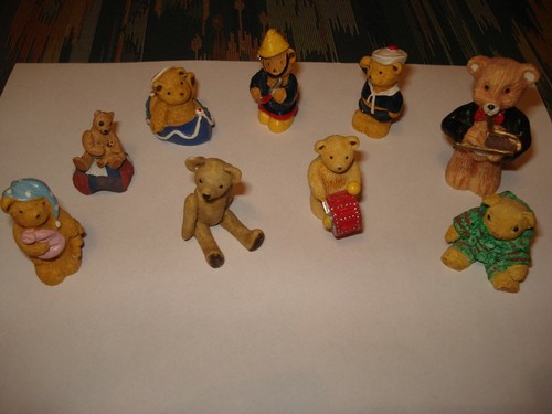 Teddy figuren konvolut 9 - -,